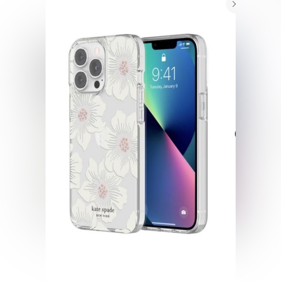 Kate Spade Protective Hardshell Case for iPhone 14 Pro - Hollyhock - Picture 6 of 6